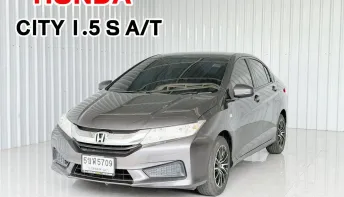  Honda CITY 1.5S i-VTEC รถเก๋ง 4 ประตู ออกรถฟรีดาวน์