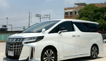 2018 Toyota Alphard 2.5L Sc Package สีขาว