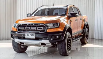 FORD RANGER 3.2 WILDTRAK 4WD ปี 2018 สีส้ม โฉม DOUBLE CAB