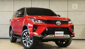 2021 Toyota FORTUNER 2.4 Legender (Black top) 4WD SUV AT ไมล์แท้ 8 หมื่น มือแรกจากป้ายแดง B1841