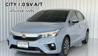 รถบ้านมือเดียว Honda City Hatchback 1.0 SVVTEC Turbo รถเก๋ง 5 ประตู ออกรถฟรีดาวฯ์