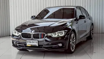BMW SERIES 3, 330e SPORT ปี 2018 สีดำ โฉม F30 ปี12-20