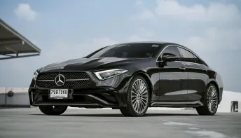 Benz CLS220d AMG ปี 2021 เบาะแดงดำเพิ่มความสปอร์ต รถมือเดียว ป้ายแดง 