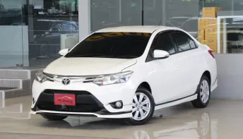 Toyota VIOS 1.5 G ปี2015 รถบ้านมือเดียว ไมล์น้อยเข้าศูนย์ตลอด สวยเดิมทั้งคัน ไม่เคยติดแก๊ส ออกรถ0บาท