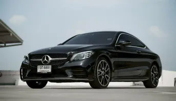 Benz C200 Coupé AMG ปี 2019 คูเป้ยอดฮิต รถบ้าน มือเดียว ป้ายแดง