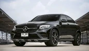 Benz GLC43 Coupé 4MATIC  ปี 2018 SUV ทรงคูเป้ ดีไซน์หรู ขับสบาย มือเดียว ป้ายแดง