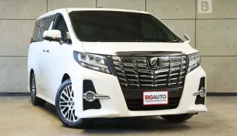 2015 Toyota ALPHARD 2.5 S C Package (AGH30) Top เบนซิน เบาะมิกกี้เม้าส์ ประวัติดีศูนย์ทุกระยะ B1008