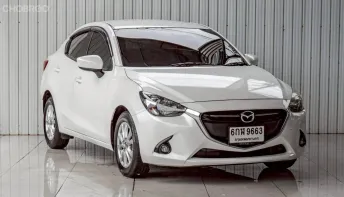 MAZDA2, 1.3 High Connect ปี 2017 สีขาว โฉม ปี14-ปัจจุบัน 4Dr