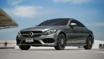 Benz C250 Coupe AMG ปี 2018 ทรงสปอร์ตจะผ่านไปกี่ปีก็เท่  ดูดี ไม่มีเอ้าท์