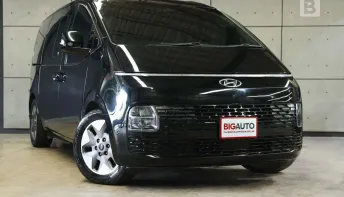 2021 Hyundai Staria 2.2 SEL Van AT ไมล์แท้ สีดำ Abyss Black Pearl ไม่ใช่รถลากจดทะเบียน B1717