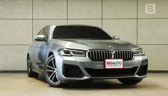 2021 BMW 520d 2.0 G30 M Sport Sedan AT ไมล์แท้ สีเทา Bluestone Metallic (สีนี้จำนวนรถน้อยมาก) B1894