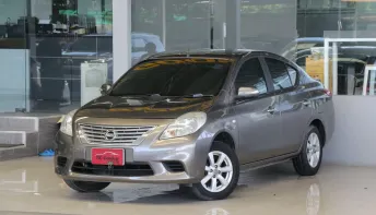 Nissan Almera 1.2 V ปี 2012 ไม่เคยติดแก๊สแน่นอน รถบ้านแท้ๆ สวยเดิมทั้งคัน ไมล์น้อย ออกรถ0บาท
