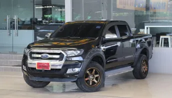 Ford RANGER 2.2 XLT Hi-Rider ออโต้ ปี2017 ไมล์แท้8x,xxxโล รถบ้านมือเดียว สวยบางเดิมทั้งคัน ออกรถ0บาท