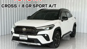 ฟรีดาวน์ Toyota Corolla Cross GR Sport รถเก๋ง 5 ประตู รถสภาพดี มีประกัน