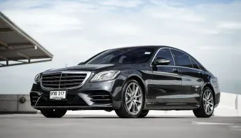 Benz S560e AMG Premium ปี 2020 นั่งสบาย สไตล์ผู้บริหาร รถมือเดียว ป้ายแดง ในราคาที่จับต้องได้