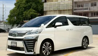 2020 Toyota Vellfire 2.5 ZG Editon สีขาว