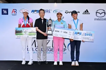 แข่งขันกอล์ฟเยาวชนรอบชิงชนะเลิศ MAZDA U.S. COLLEGE PREP JUNIOR GOLF CHAMPIONSHIP 2024