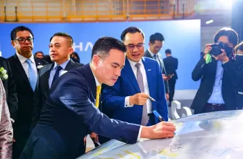 พิธีการเปิดโรงงานและการเยี่ยมชมโรงงานจากภาครัฐฯ