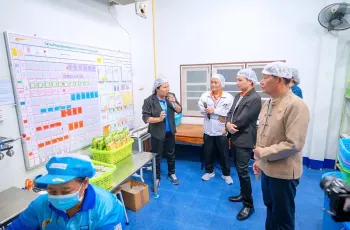 ศูนย์การเรียนรู้ โตโยต้า ธุรกิจชุมชนพัฒน์ แห่งที่ 7 ณ วิสาหกิจชุมชนกลุ่มแม่บ้านเกษตรกรเขาบายศรีอำเภอท่าใหม่ จังหวัดจันทบุรี