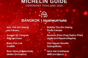 MICHELIN Guide Thailand 2026 เผย 137 ร้านอร่อย 