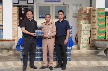 BYD และ Rêver Automotive ผนึกกำลังช่วยผู้ประสบภัยน้ำท่วมภาคใต้ มอบสิ่งของและน้ำดื่มผ่านกองทัพเรือ