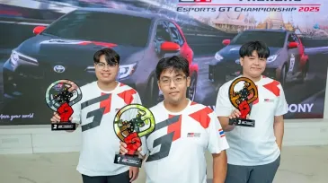 โตโยต้า จัดแข่ง e-Sport ได้ผู้ 3 ชนะตัวแทนประเทศไทยลุยศึกชิงแชมป์เอเชีย รายการ TOYOTA GAZOO RACING THAILAND ESPORT GT CHAMPIONSHIP 2025