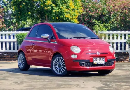 2011 Fiat 500 1.2 รถเก๋ง 2 ประตู ออกรถง่าย รถสวย ไมล์แท้ 