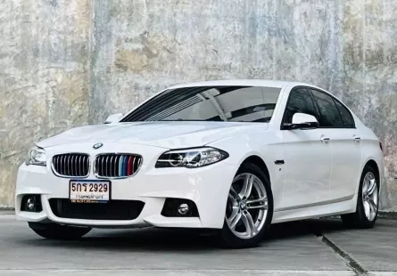 2016 BMW 520d 2.0 M Sport รถเก๋ง 4 ประตู รถสภาพดี มีประกัน รถบ้านไมล์แท้ เจ้าของขายเอง 