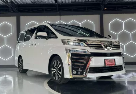 2018 Toyota VELLFIRE 2.5 Z G EDITION รถตู้/MPV รถบ้านมือเดียว ไมล์น้อย 70,000 KM