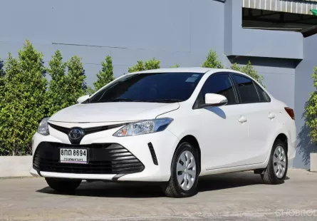 2019 Toyota VIOS 1.5 E AUTO ฟรีดาวน์ ออกรถ 0 บาท การันตรีไมล์แท้ ไม่มีอุบัติเหตุชนหนัก