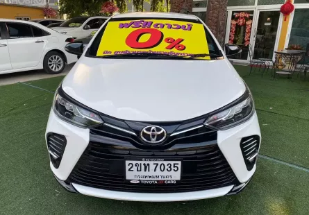 🅰️มั่นใจ ไมล์แท้ 24,xxx กม 2021 Toyota Yaris Ativ 1.2 Sport รถเก๋ง 4 ประตู ฟรีดาวน์