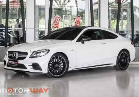 Mercedes-AMG C 43 4MATIC Coupe Special EDITION สีขาว Polar White  ปี 2022  วิ่ง 16,xxx km.