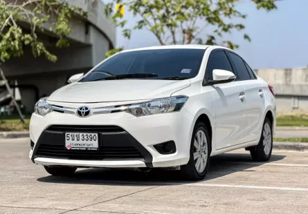 2016 Toyota Vios 1.5 E โฉมปี 13-17 สีขาวเกียร์ออโต้ ไม่เคยติดแก็ส ไมล์เฉลี่ย 23,xxx km ต่อปี