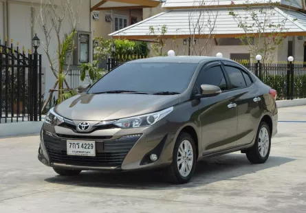 ขายรถ Toyota Yaris Ativ 1.2 G ปี 2018 สีน้ำตาล