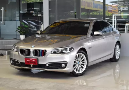 วิ่ง 80,000 มือเดียว 2015 BMW 525d 2.0 Luxury  รถบ้านแท้