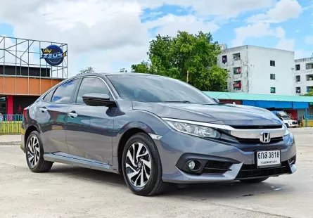 Honda CIVIC 1.8 EL 2017 มือเดียวยป้ายแดง เลขไมล์ 70,000 กิโล ป1ตลอด ไม่เคยทำสี