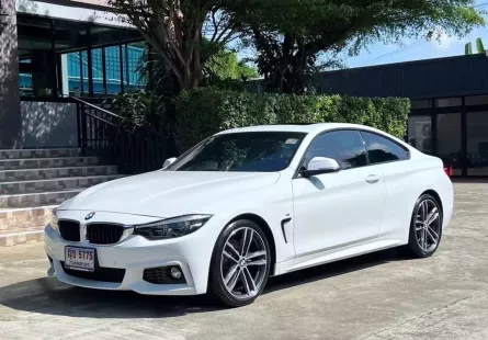 2018 BMW 430i 2.0 M Sport รถเก๋ง 2 ประตู ออกรถง่าย รถบ้าน ไมล์น้อย เจ้าของขายเอง 