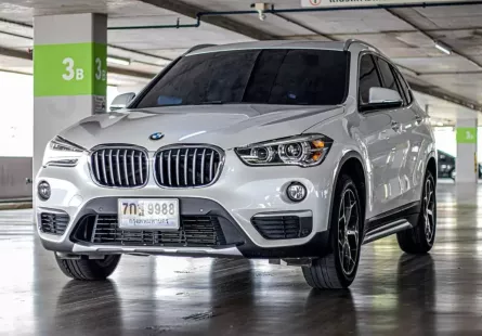 2018 BMW X1 2.0 sDrive18d รถเก๋ง 5 ประตู ฟรีดาวน์ รถสวย ไมล์แท้ 
