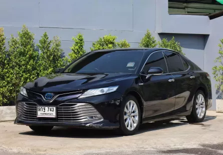 2019 Toyota CAMRY 2.5 HV Premium การันตรีไมล์แท้ รถออกป้ายแดง เดือนพฤศจิกา เช็คประวัติได้ 
