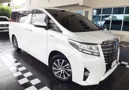 2015 Toyota ALPHARD 2.5 Hybrid E-Four 4WD รถตู้/MPV ไมล์ไม่ถึงแสน จองด่วนที่นี่