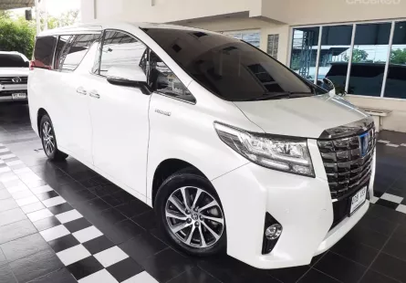 2015 Toyota ALPHARD 2.5 HV 4WD รถตู้/MPV ฟรีบริการช่วยเหลือฉุกเฉินและค่าแรงเช็คระยะ 2 ปี