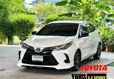 รถมือเดียว ปี 20 แท้ Toyota YARIS 1.2 Sport ฟรีดาวน์ บริการจัดไฟแนนท์