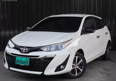 2019 Toyota Yaris 1.2 G Plus ขาว - มือเดียว รุ่นท็อป G+ ปี19แท้ รถสวย รถบ้าน ฟรีดาวน์