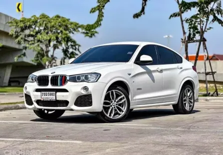 2016 BMW X4, xDrive20i เครื่องยนต์เบนซิน เทอร์โบคู่  ฟังก์ชันครบ ตัวชุดแต่ง M Sport