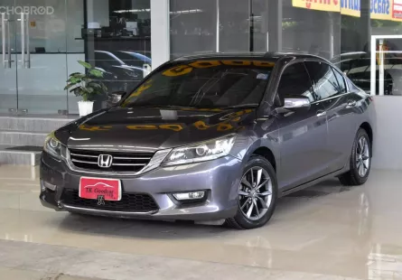 Honda ACCORD 2.0 EL i-VTEC ปี 2014 ไม่เคยติดแก๊สแน่นอน ไมล์น้อยเข้าศูนย์ตลอด รถบ้านแท้ๆ ออกรถ0บาท