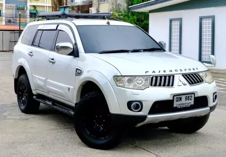 🌟Mitsubishi pajero 2.5 GT 4wd  ปี2011 ดีเซล ออโต้ สีขาว ไมล์ 19x,xxx Km.