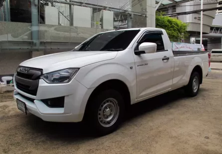 2021 ISUZU DMAX SPARK หัวเดียว 3.0 S เกียร์ธรรมดา สีขาว AIRBAG, ABS กระจกไฟฟ้า ฟรีดาวน์ ออกรถ 0 บาท