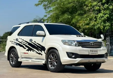 2013 Toyota Fortuner 3.0 TRD Sportivo 4WD SUV ฟรีดาวน์ 0% ราคาถูกที่สุดในตลาด