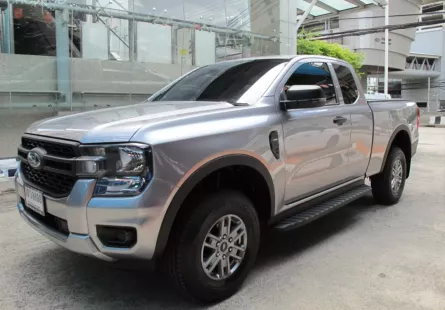 2023 FORD RANGER OPEN CAB 2.0 TURBO HI-RIDER XL+ เกียร์ธรรมดา สีเทา วิ่งน้อย 12,619 กม. รถสวยสภาพใหม