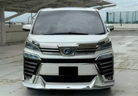 ขาย รถมือสอง 2018 Toyota VELLFIRE 2.5 Z G EDITION รถตู้/MPV 